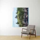 Huron Island Lighthouse Weitwinkel Wandteppich (Beispiel)