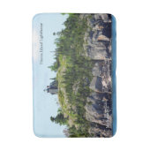 Huron Island Lighthouse Weitwinkelbad Badematte (Vorderseite Vertikal)