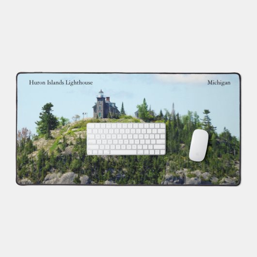 Huron Islands Lighthouse Schreibtischmatte (Tastatur & Maus)