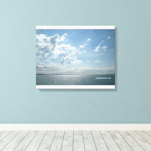 Huron Lake Leinwanddruck (Insitu (Holzboden))