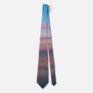 Huron Lake Pink Sunrise Neck Tie Krawatte