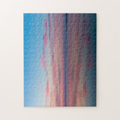 Huron Lake Pink Sunrise Puzzle (Vertikal)