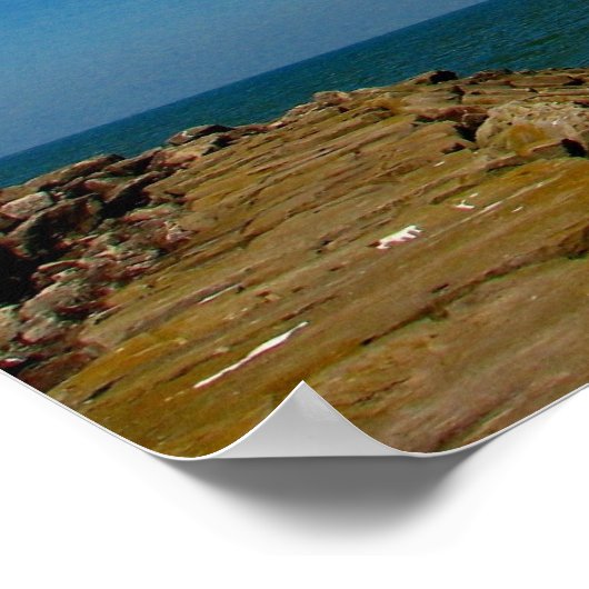 Huron-Leuchtturm Poster (Ecke)