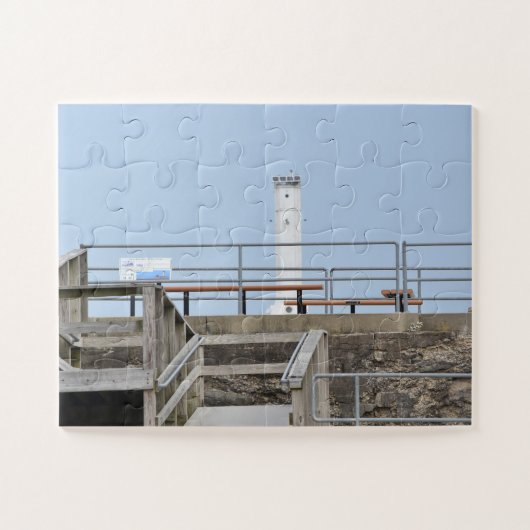 Huron Lighthouse auf einem Puzzle (Horizontal)