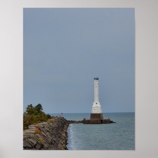 Huron Lighthouse in Huron, Ohio Poster (Vorne)