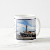 Huron Lightship Winter-Tasse Kaffeetasse (VorderseiteRechts)