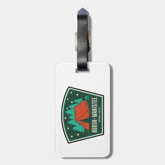 Huron Manistee National Forest Camping Gepäckanhänger (Rückseite vertikal)