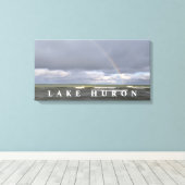 Huron Rainbow Lake Leinwanddruck (Insitu (Holzboden))