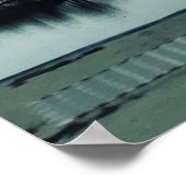 Huron River Blues Fotografy von Willowcatdesigns Poster (Ecke)