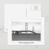 Huron-See #1 Postkarte (Vorne/Hinten)