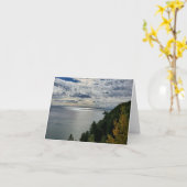 Huron-See, Mackinac-Insel-Blick Karte (Gelbe Blume)