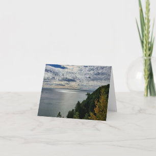 Huron-See, Mackinac-Insel-Blick Karte