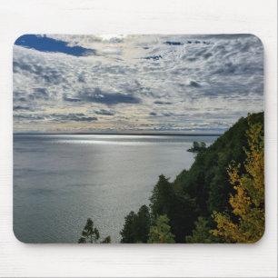 Huron-See, Mackinac-Insel-Blick Mousepad