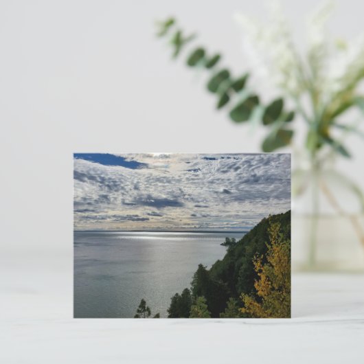 Huron-See, Mackinac Island View Postkarte (Stehend Vorderseite)