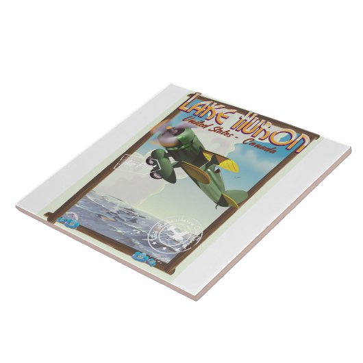 Huron-See - USA - Kanada Fliese (Seite)