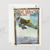 Huron-See - USA - Kanada Postkarte (Vorne/Hinten)