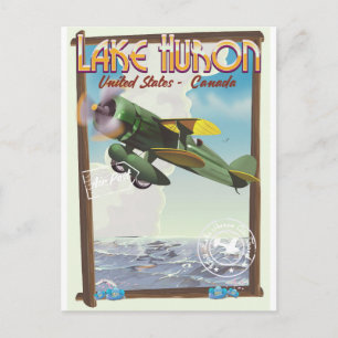 Huron-See - USA - Kanada Postkarte