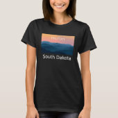 Huron South Dakota Mountain Sonnenuntergang Heimat T-Shirt (Vorderseite)