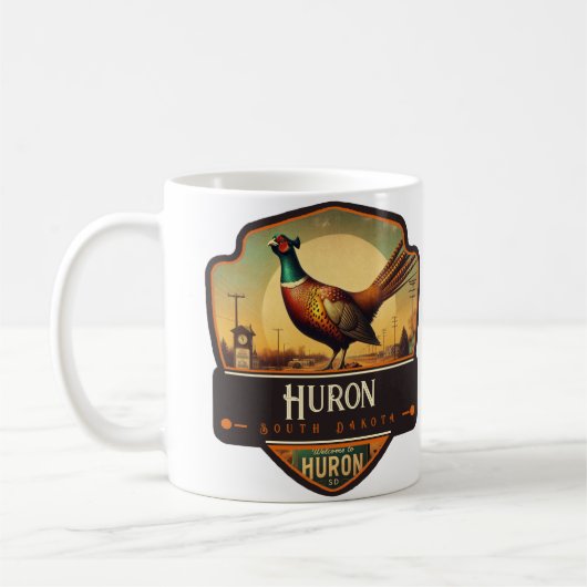 Huron, South Dakota | VINTAG Kaffeetasse (Links)