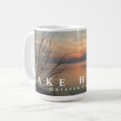 Huron Sunset Lake Kaffeetasse (Vorderseite Links)