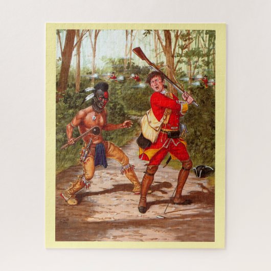 Huron Warrior Puzzle (Vertikal)