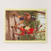 Huron Warrior Puzzle (Horizontal)