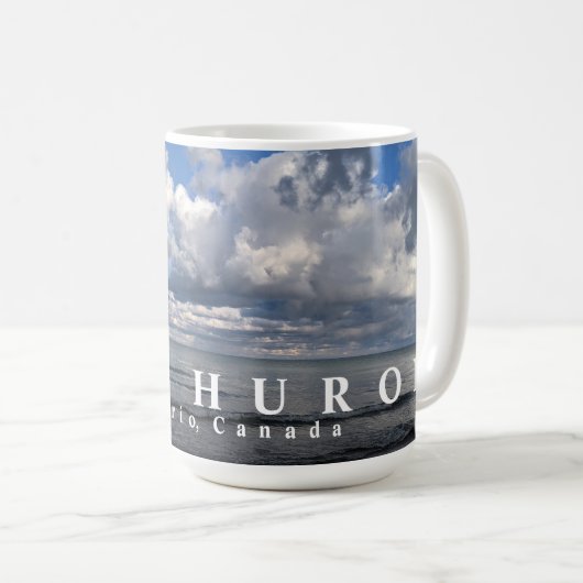 Huron-Wolken Kaffeetasse (VorderseiteRechts)