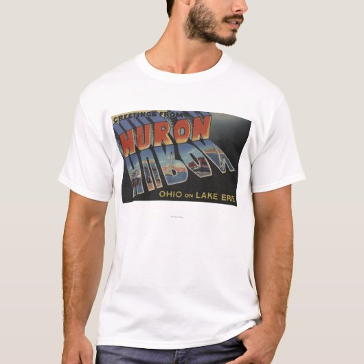 Hurone, Ohio - der Eriesee - große T-Shirt (Vorderseite)