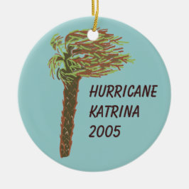 Hurr. Katrina-Gedächtnisverzierung/Aquamarin - Anp Keramik Ornament