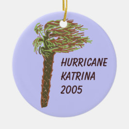 Hurr. Katrina Memorial Ornament/Blau - Customizing Keramik Ornament