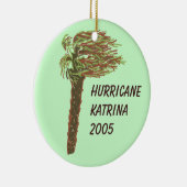 Hurr. Katrina Memorial Ornament/Grün - Anpassen! Keramik Ornament (Rechts)