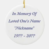 Hurr. Katrina Memorial Ornament/Grün - Anpassen! Keramik Ornament (Hinten)