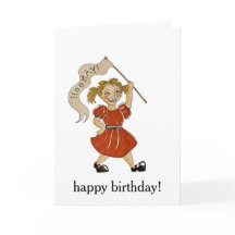 Hurra! Alles Gute zum Geburtstag Karte
