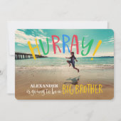 Hurra! | Ankündigung der Schwangerschaft des Big B (Vorderseite)