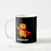Hurra Capybara Bogenschütze lustiger Bogen Meme Ne Kaffeetasse (Links)