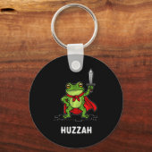Hurra Frosch  Schlüsselanhänger (Vorderseite)