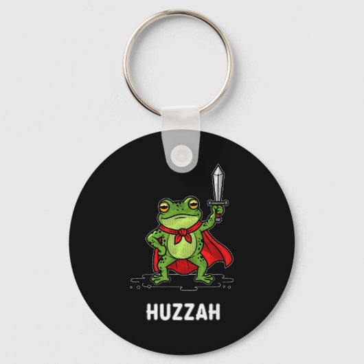 Hurra-Frosch Schlüsselanhänger (Vorderseite)