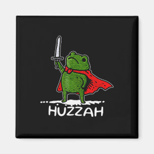 Hurra Froschritter Lustiges Schwert Meme Zitat Magnet