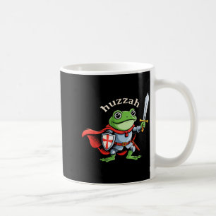Hurra Froschritter Lustiges Schwert Meme Zitat Mit Kaffeetasse