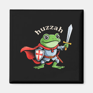 Hurra Froschritter Lustiges Schwert Meme Zitat Mit Magnet