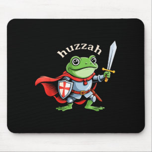 Hurra Froschritter Lustiges Schwert Meme Zitat Mit Mousepad