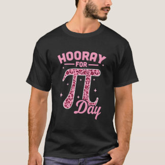 Hurra für Pi-Tag Mathelehrer Leopard Pi-Tag T-Shirt