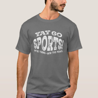 Hurra Go Sports Lustig Sarkastisch Sportfamilie T-Shirt