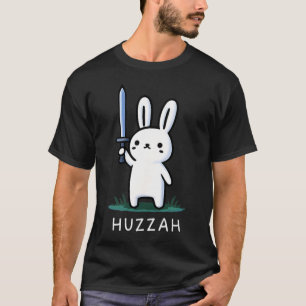 Hurra-Hasen-Ritter-Lustiges Schwert T-Shirt