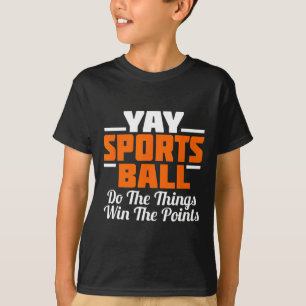 Hurra Sportball Mach Das Ding Fan Fußball T-Shirt
