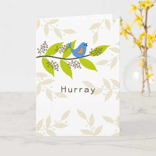 Hurray-Last-Radiation-Behandlung Karte (Gelbe Blume)