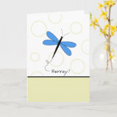 Hurray - Letzte Runde von Chemo Karte (Gelbe Blume)