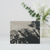 Hurray Shadow Hands & Blätter Nah Up DIY Postcard Postkarte (Stehend Vorderseite)