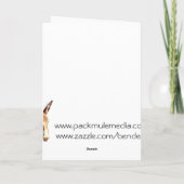 Hurray! Sie taten es Karte (Rückseite)