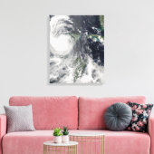 Hurricane Dean Leinwanddruck (Insitu (Wohnzimmer))